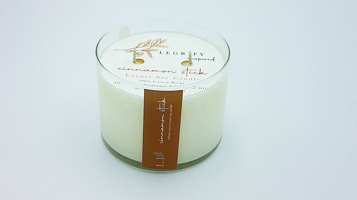 Cinnamon Stick Classic Glass 2 Wick Soy Candle