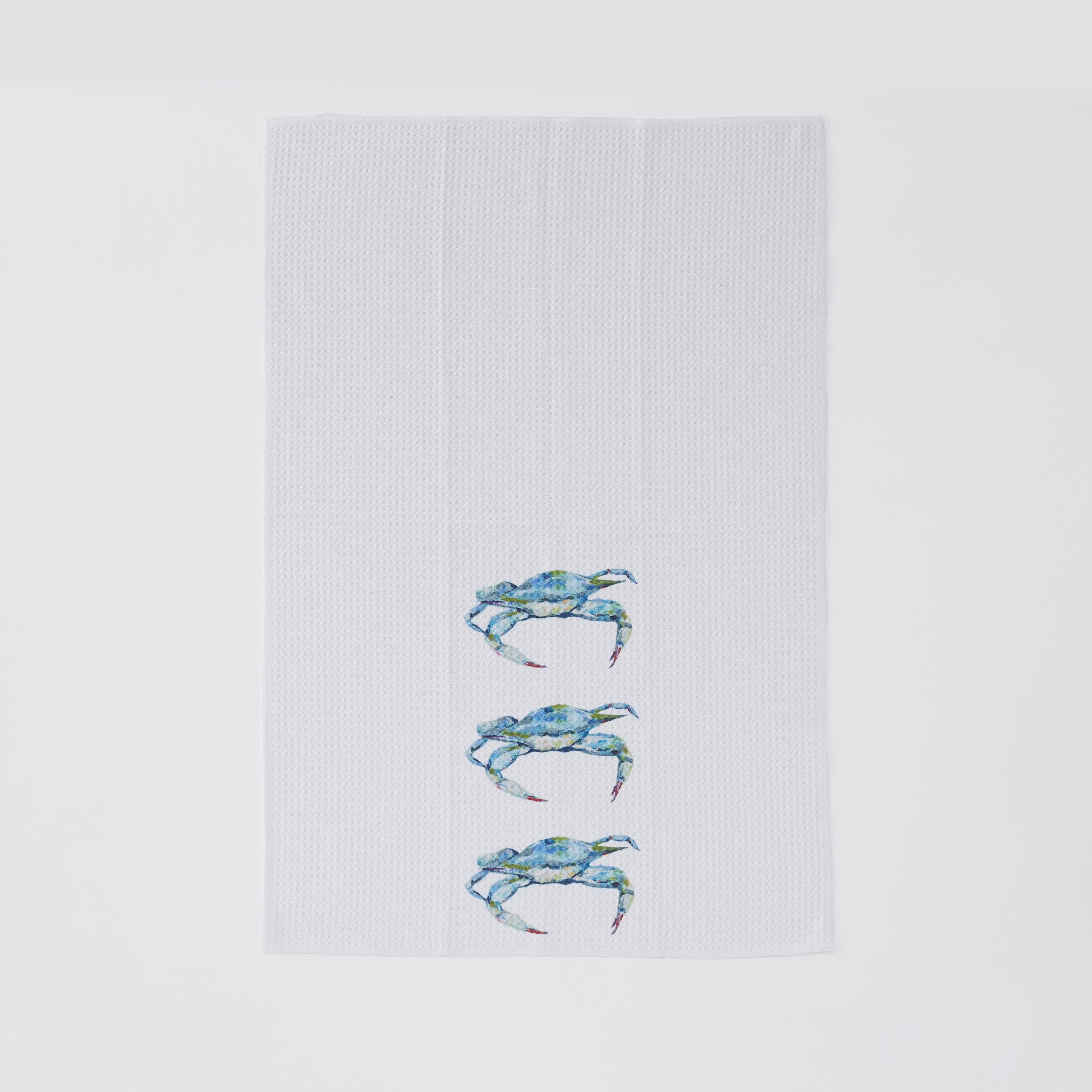 Tea Towel - Blue Claw