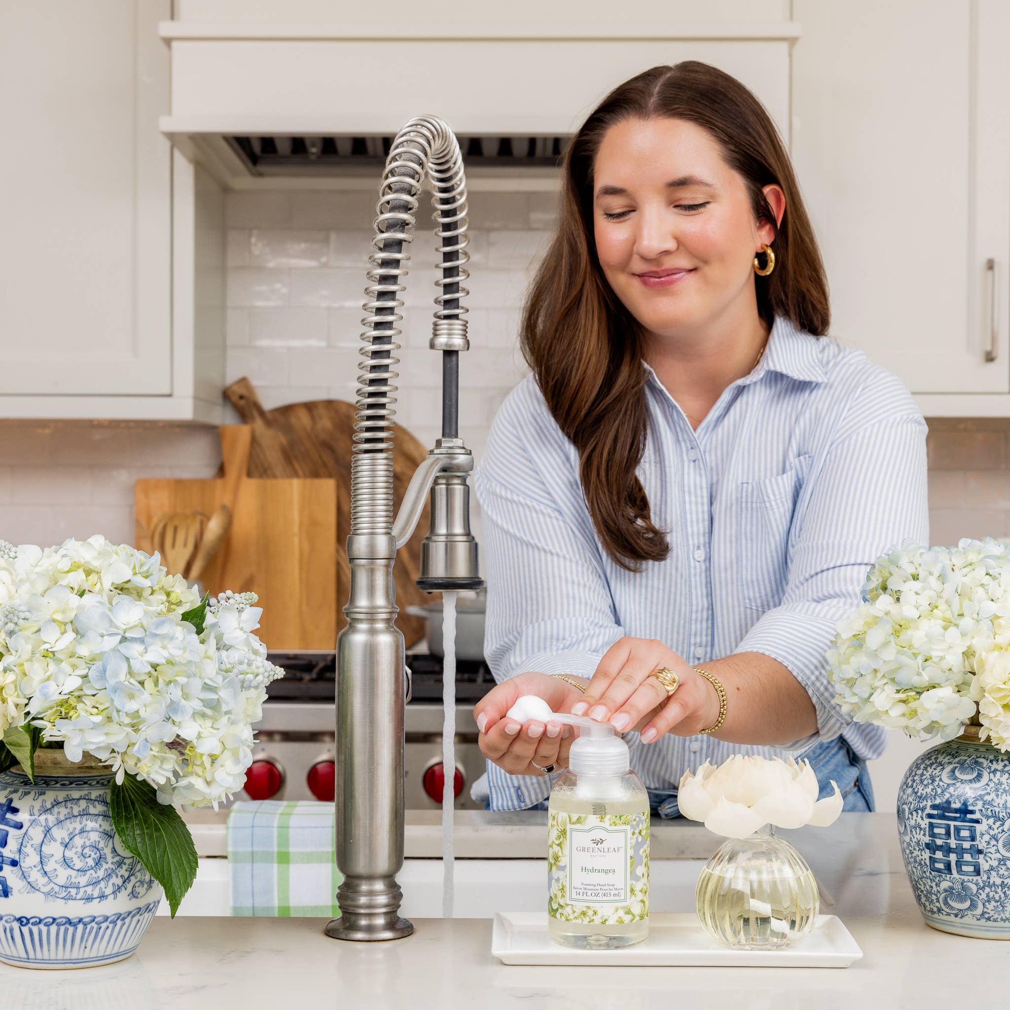 Hydrangea Foaming Soap
