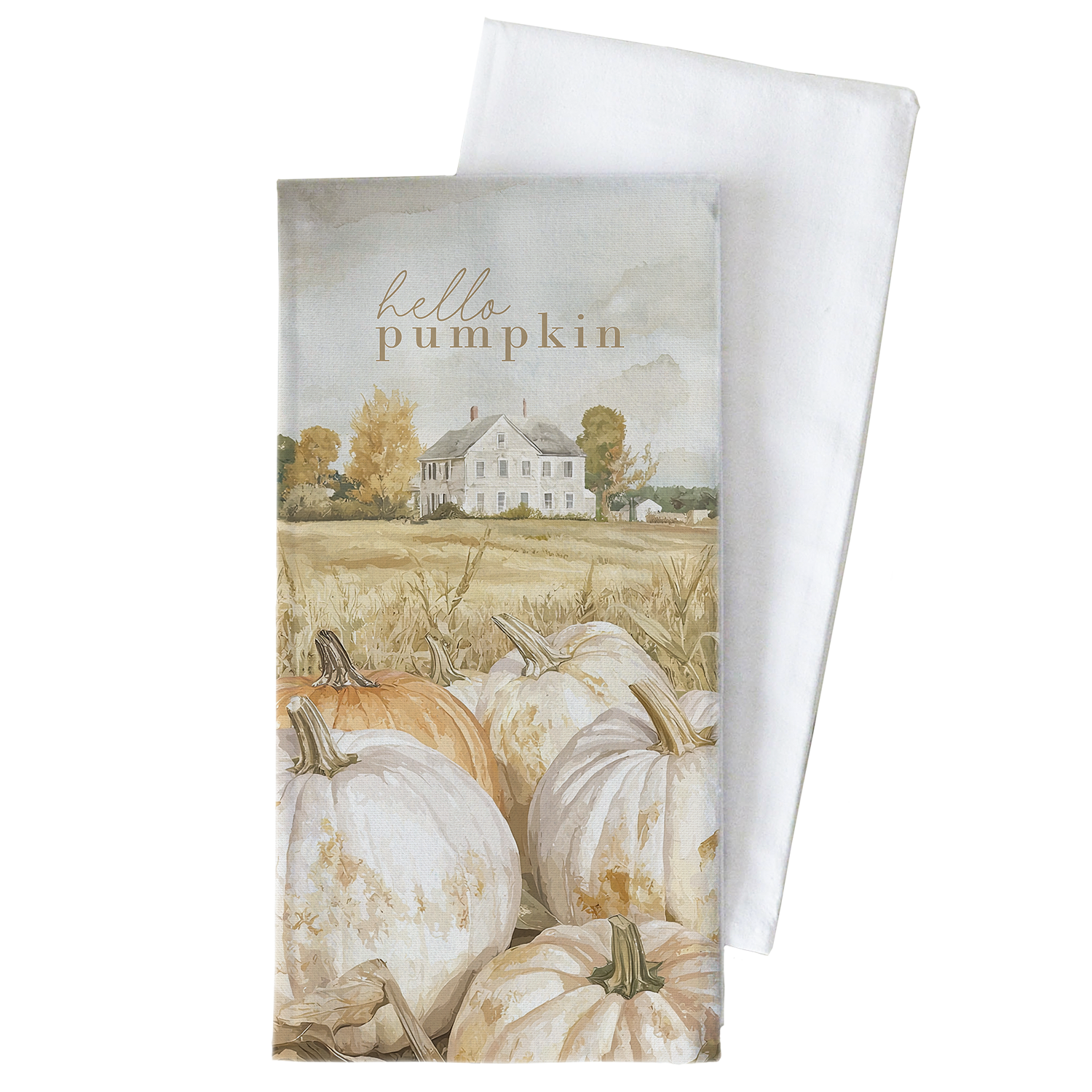 Hello Pumpkin Tea Towel