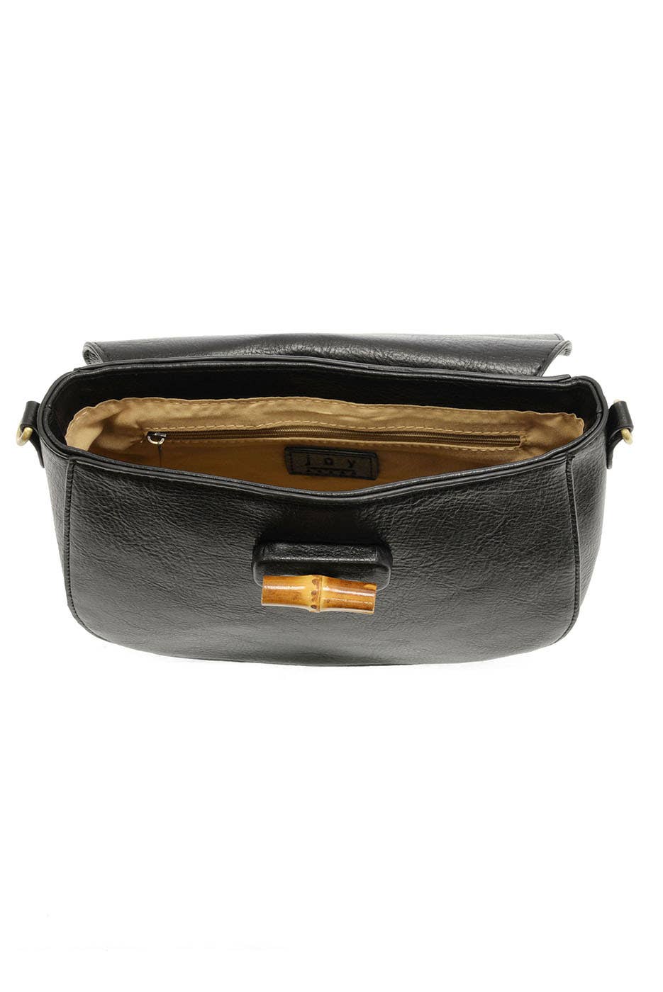 Hattie Bamboo Turnlock Top Handle Flap Crossbody