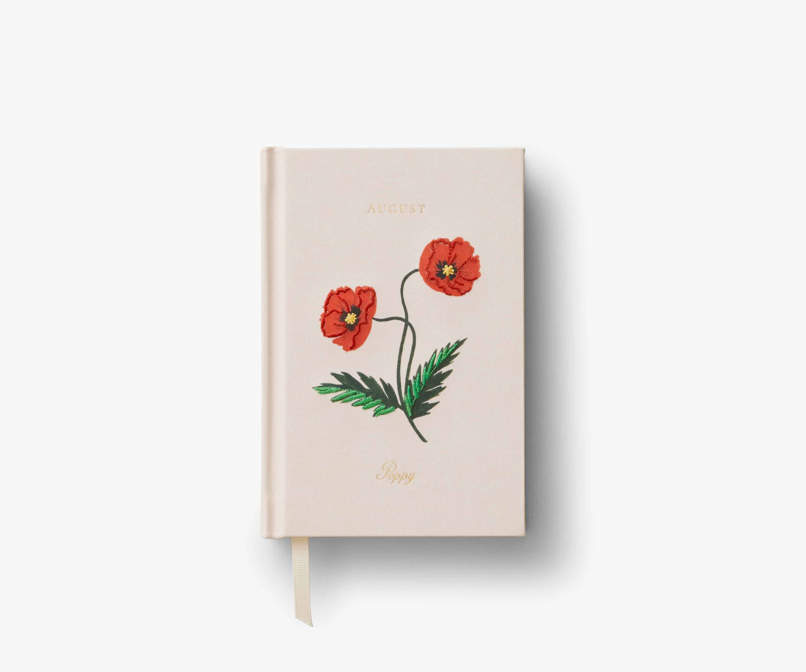 Birth Month Mini Embroidered Journal