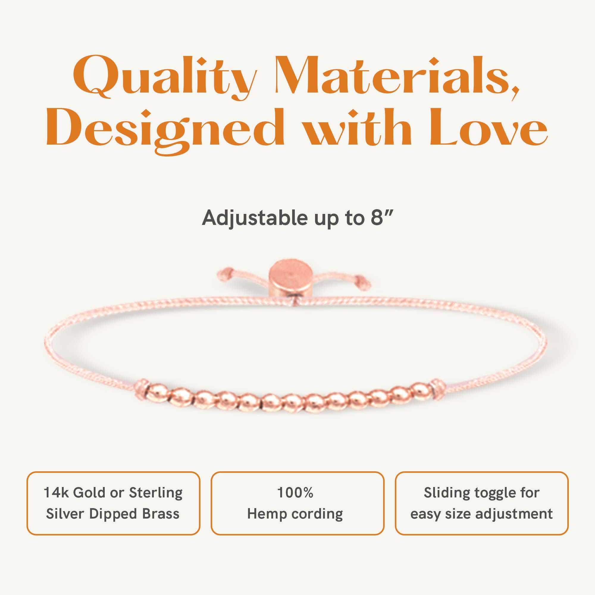 13th Milestone Birthday Bracelet -  A Bead for Each Year