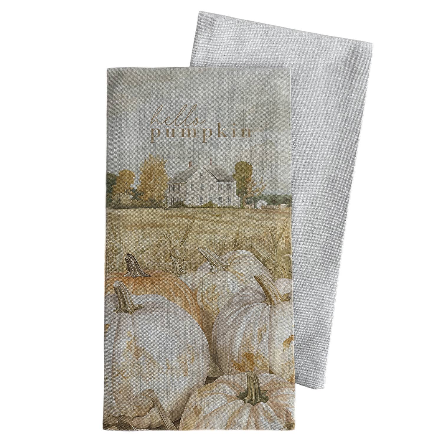 Hello Pumpkin Tea Towel