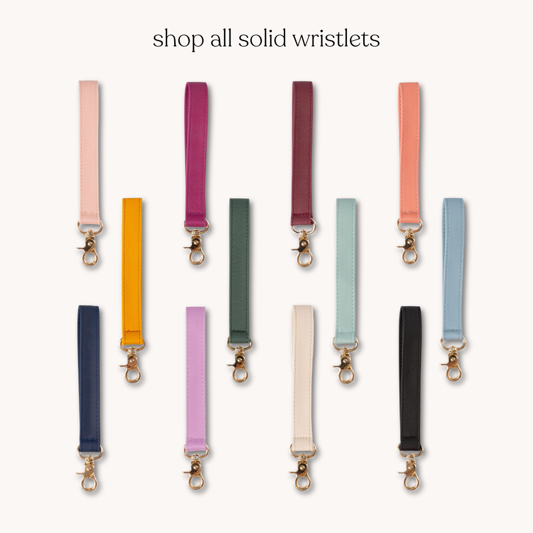 Black Wristlet Keychain