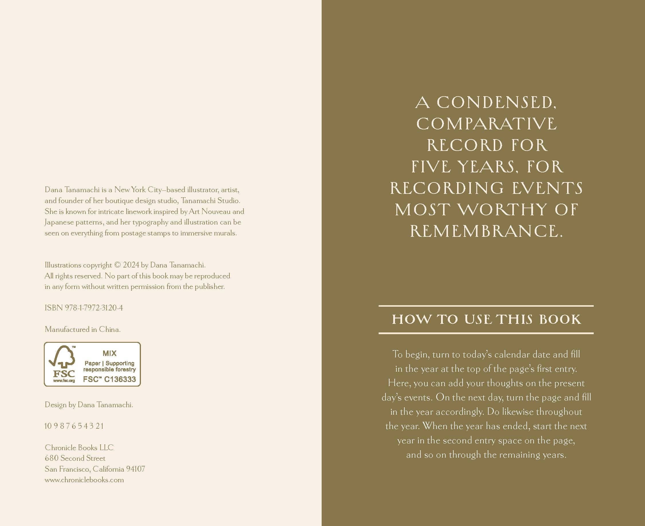 Gilded One Line a Day