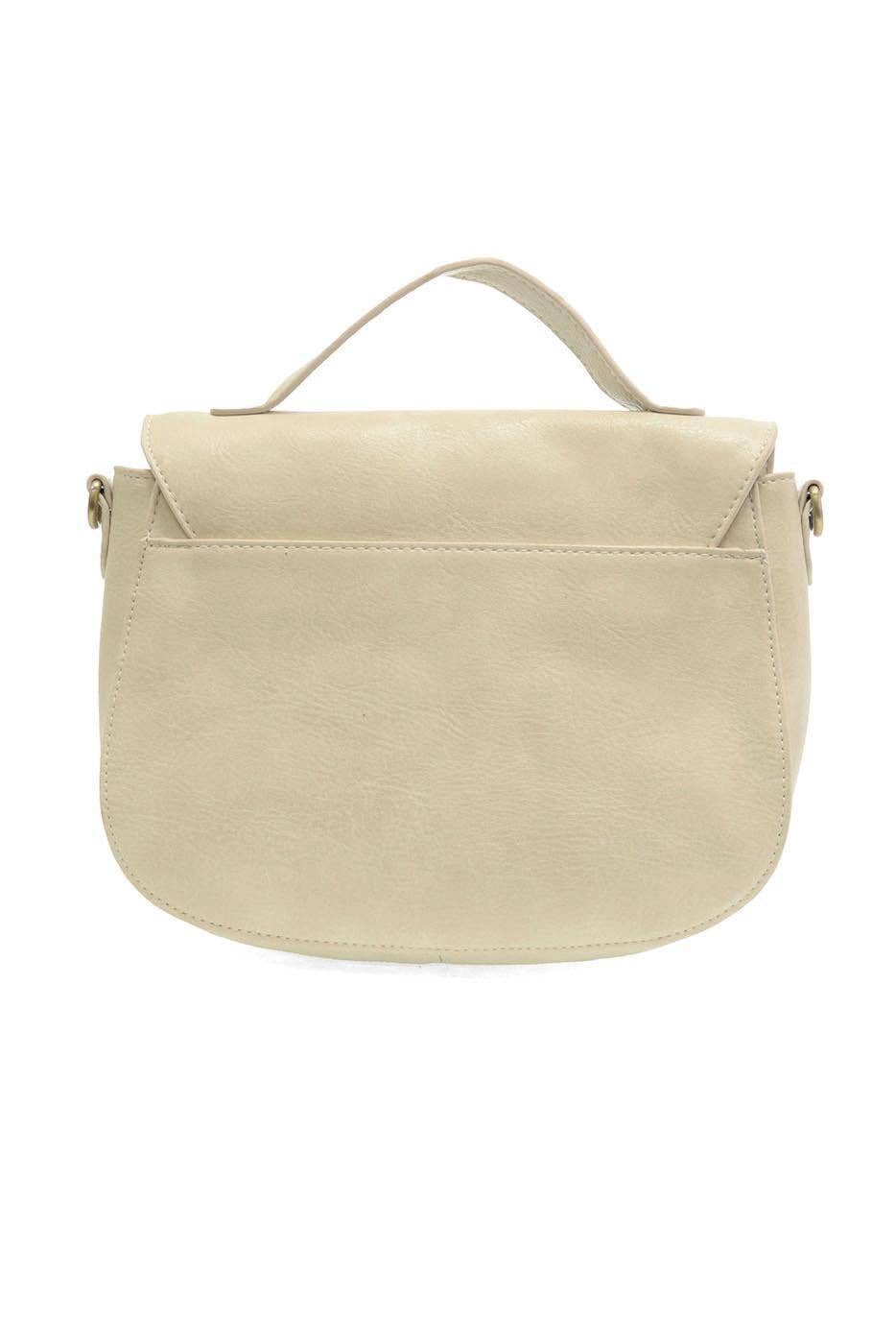 Hattie Bamboo Turnlock Top Handle Flap Crossbody