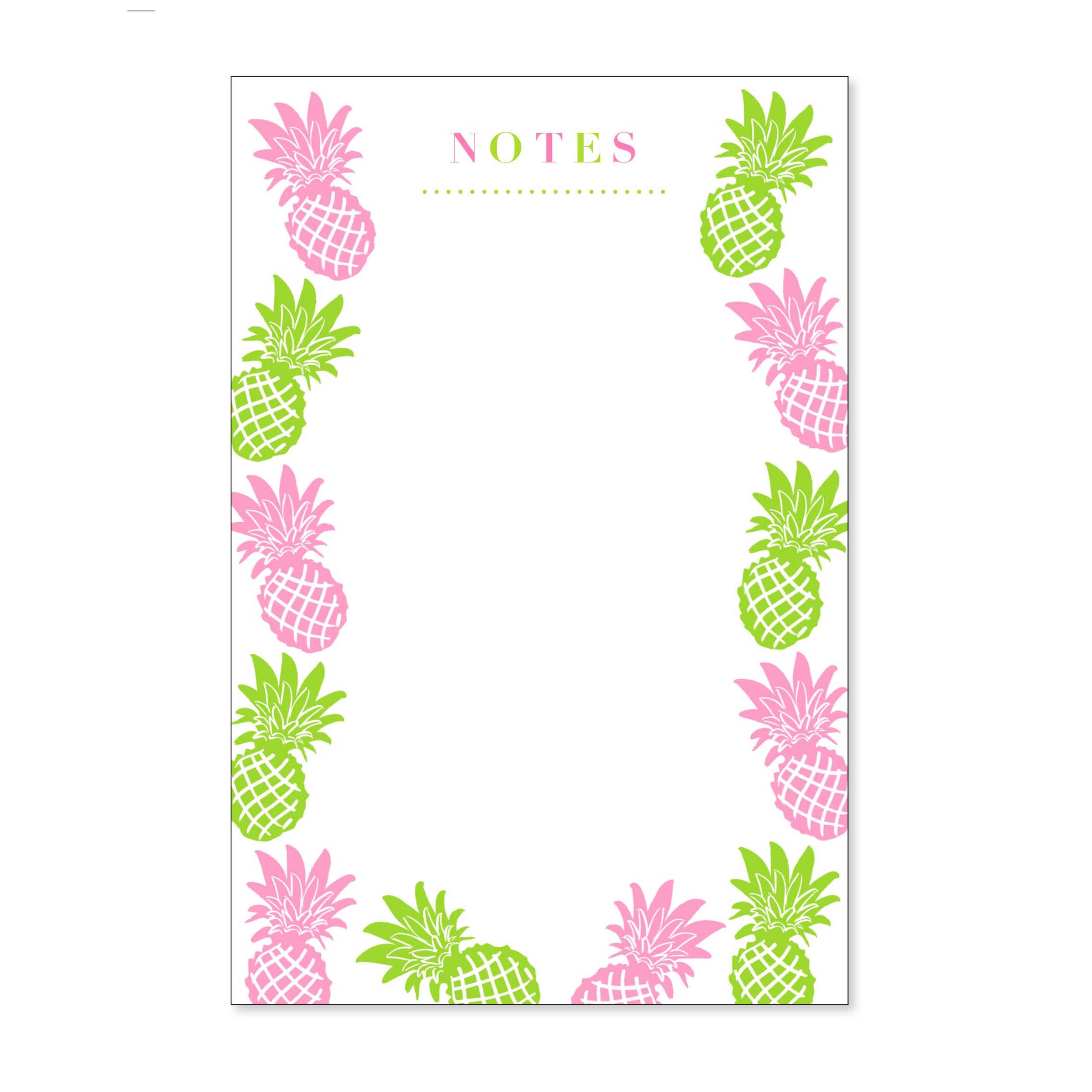 Pineapple Happy Notepad