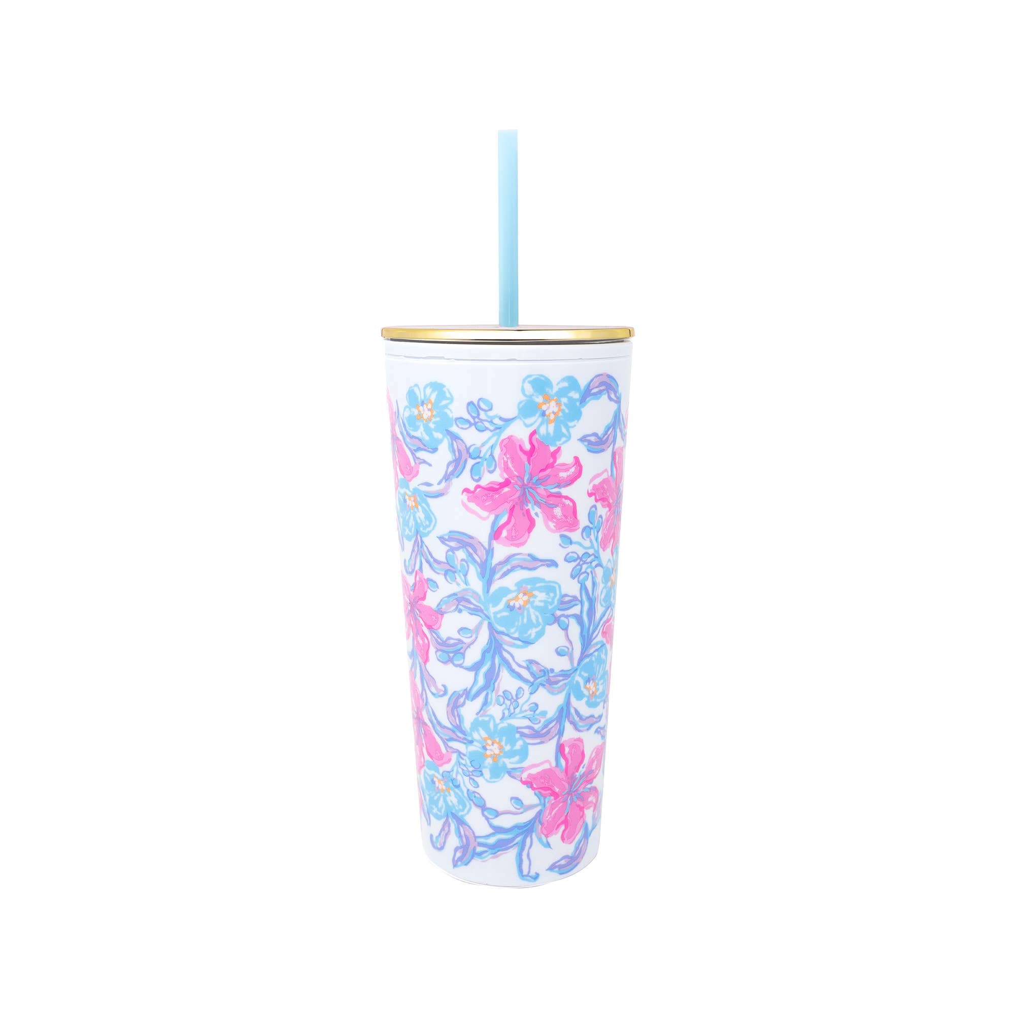 Lilly Pulitzer Acrylic Tumbler with Straw - Thumbnail 5