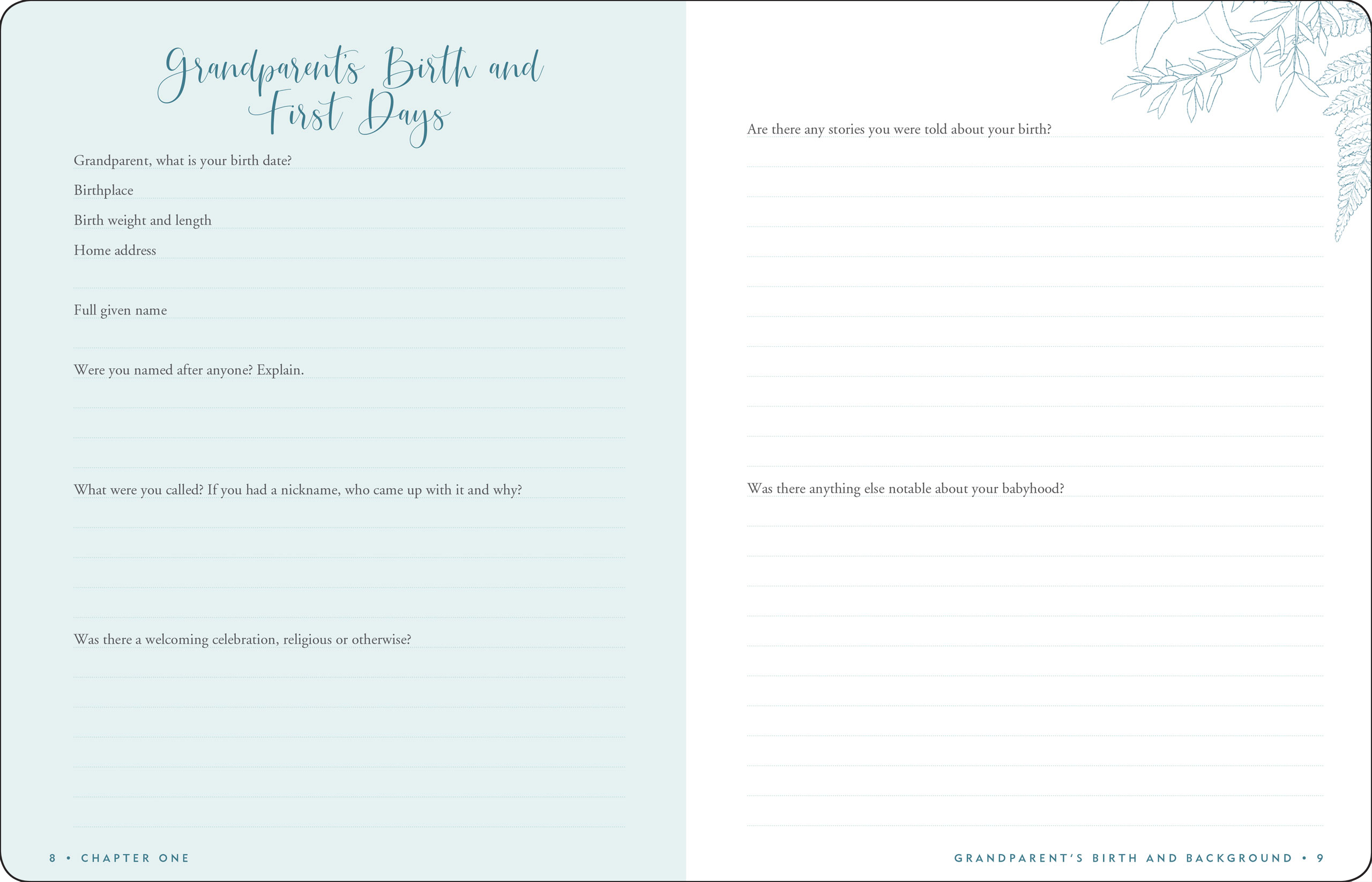 Memories for my Grandchild