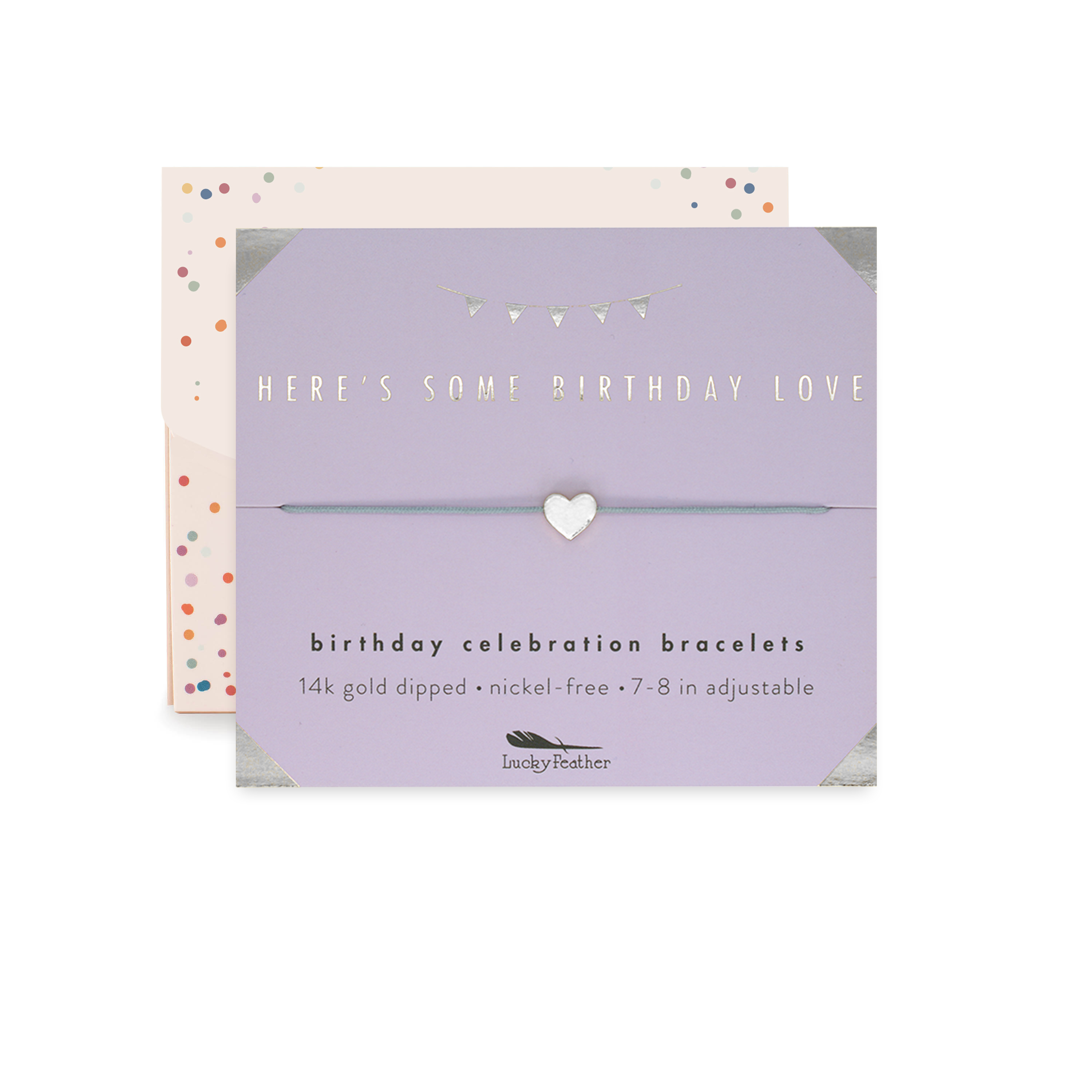 Birthday Bracelet + Envelope - 'Here's Some Birthday Love!'
