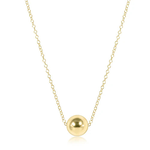 enewton 16" Necklace Gold - Classic 8Mm Gold