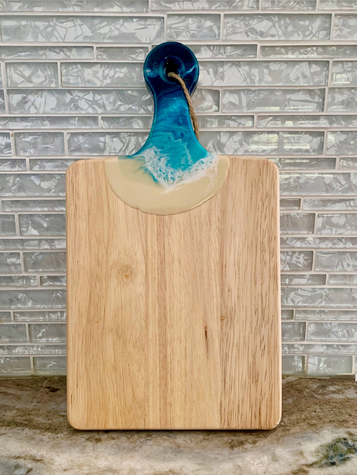 Jeromy Rubber Wood Cheese Board 13.5" X 7.5"
