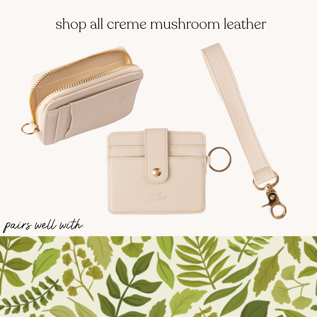 Creme Wristlet Keychain