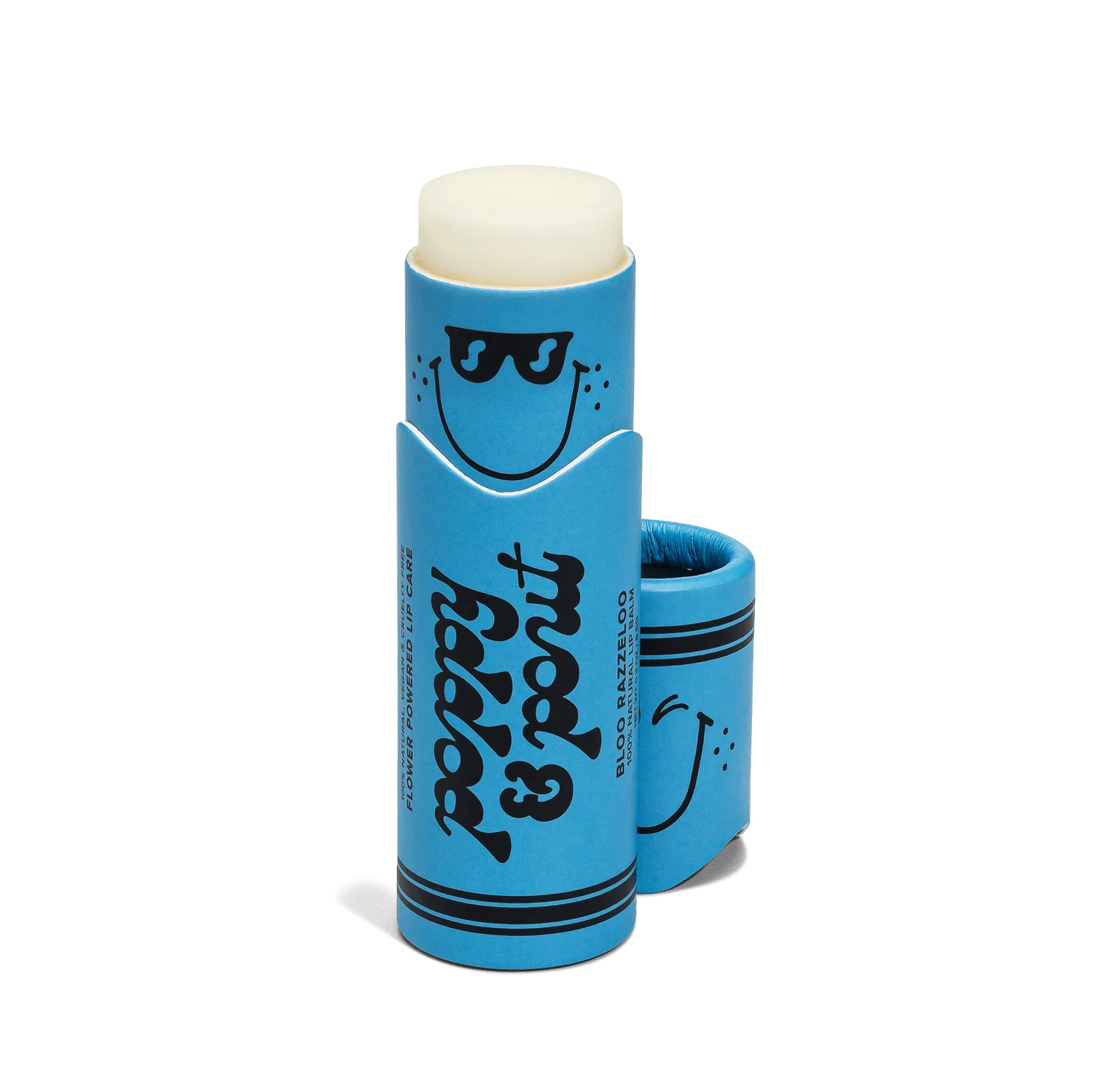 Vegan Lip Balm "Lil Poppy" Blue Razzeloo