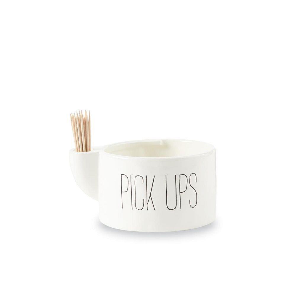 Pick Ups Toothpick Bowl Set - The Silver Dahlia